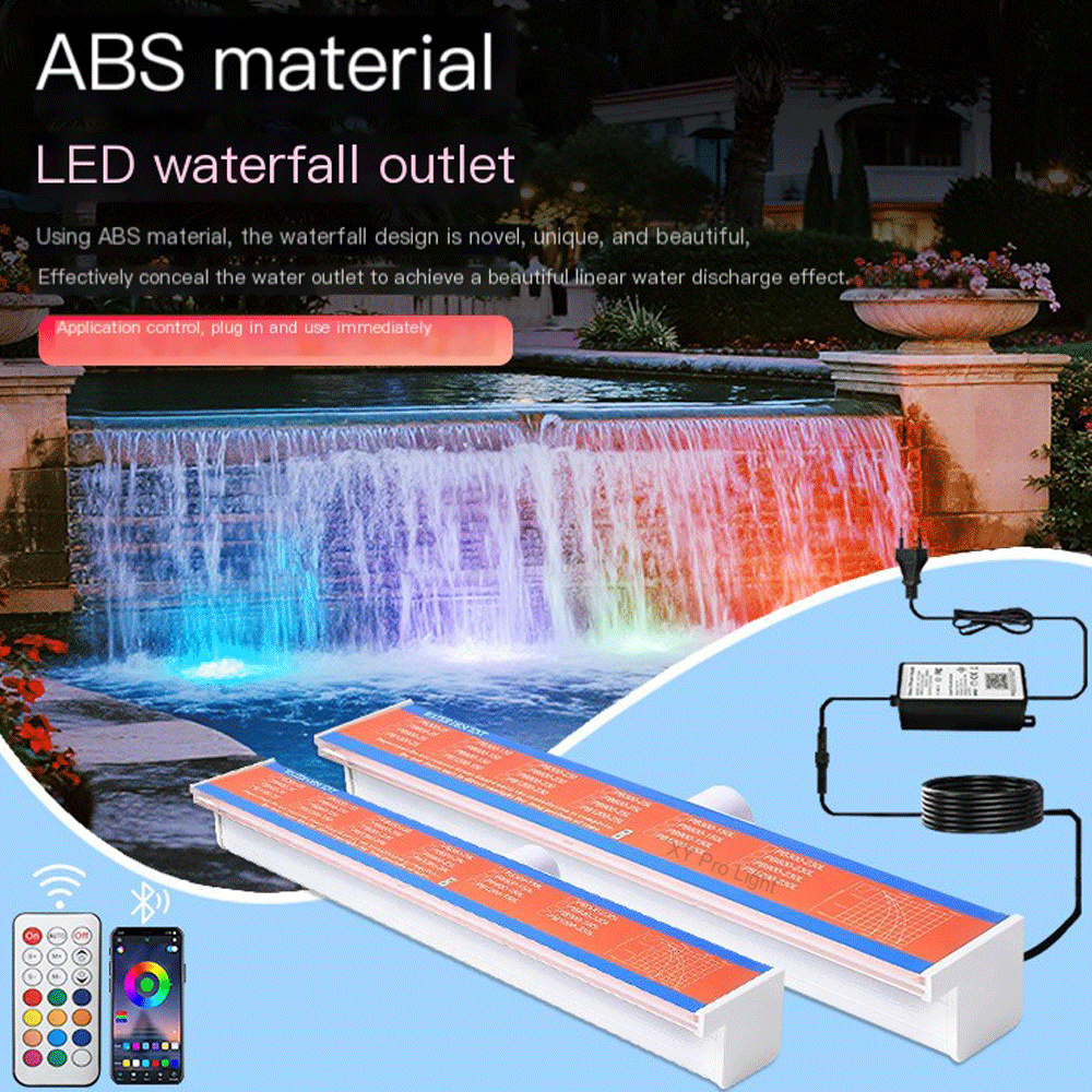 Xy Spa & Wellness George Town - DC12V Underwater Waterfall Blade Spillway Acrylic