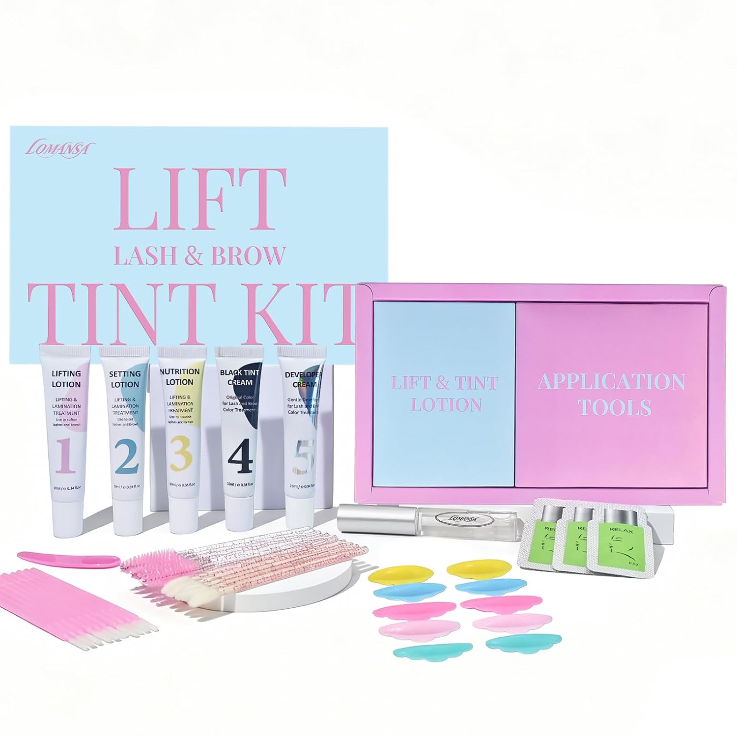 Lash Lift Kit - Lomansa Lash Lift and Black Kit