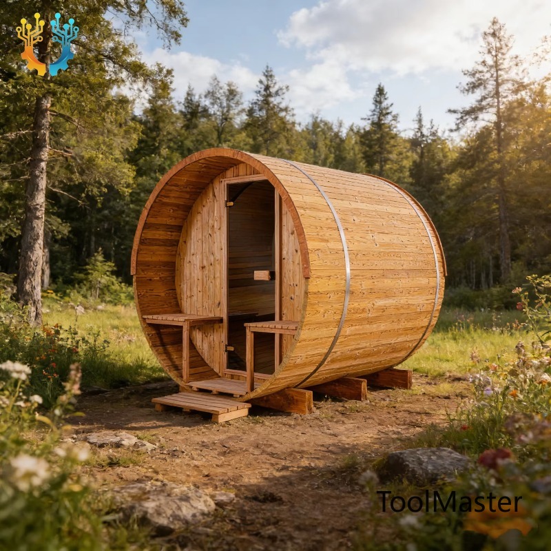 Wellness Resort Spa - 【2026】Premium Carbonized Spruce Steam Sauna Room