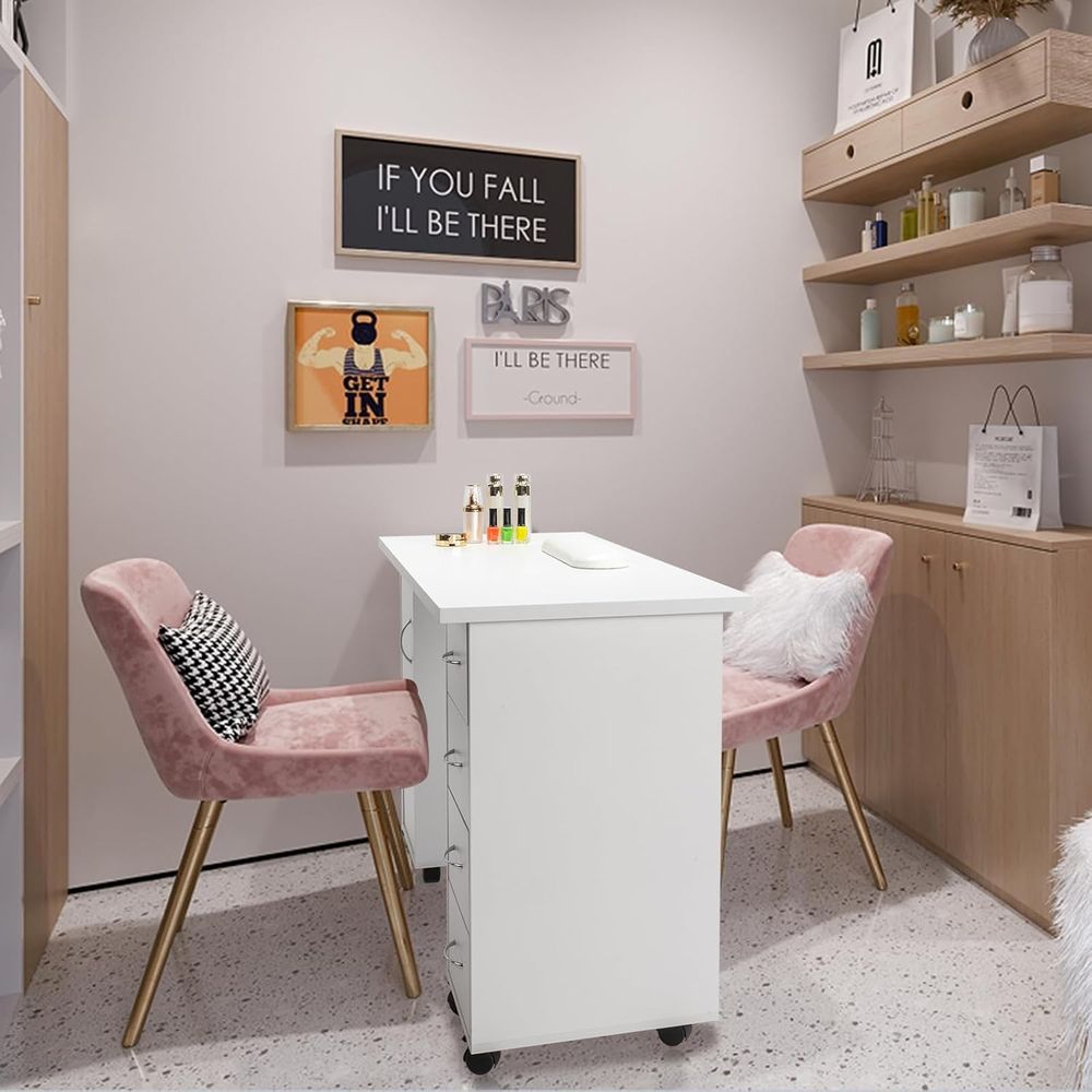 Rolling Manicure Table Nail De - đánh giá và giá W Spa & Wellness