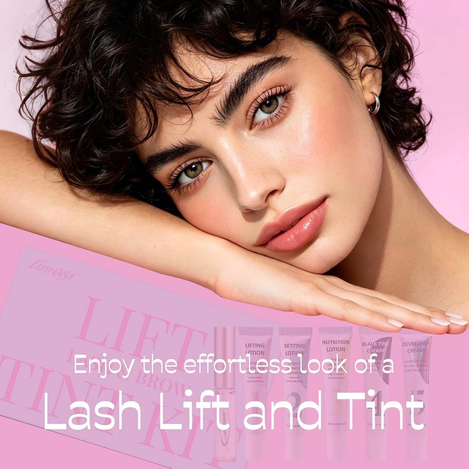 Lomansa Lash Lift and Black Ki - đánh giá và giá Lash Lift Kit