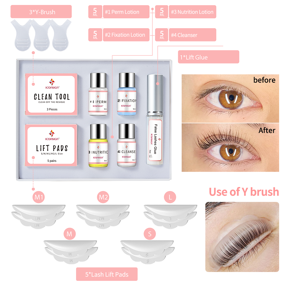 ICONSIGN Lash Lift Kit Keratin - đánh giá và giá Lash Lift Kit