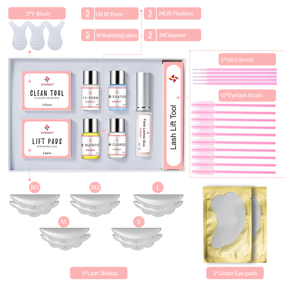 ICONSIGN Upgrade Version Lash  - đánh giá và giá Lash Lift Kit